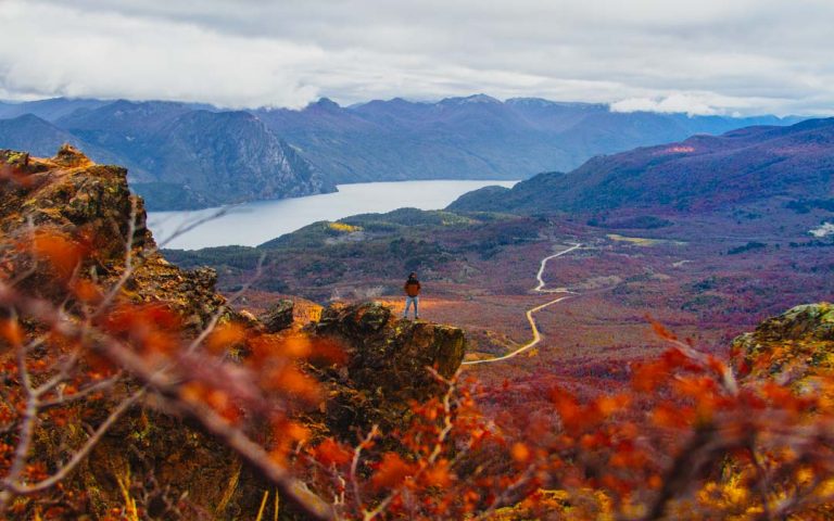 Vista desde la cima del Cerro colorado de san martín de los andes
