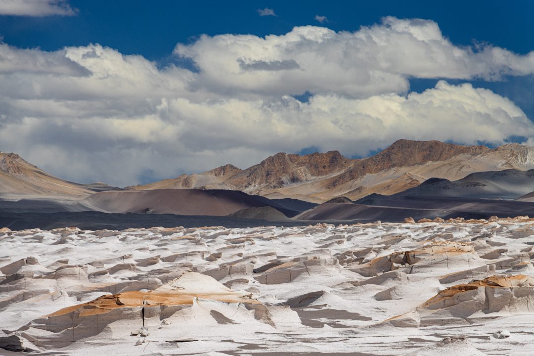 Vista panorámica del Campo de Piedra Pomez en CAtamarca