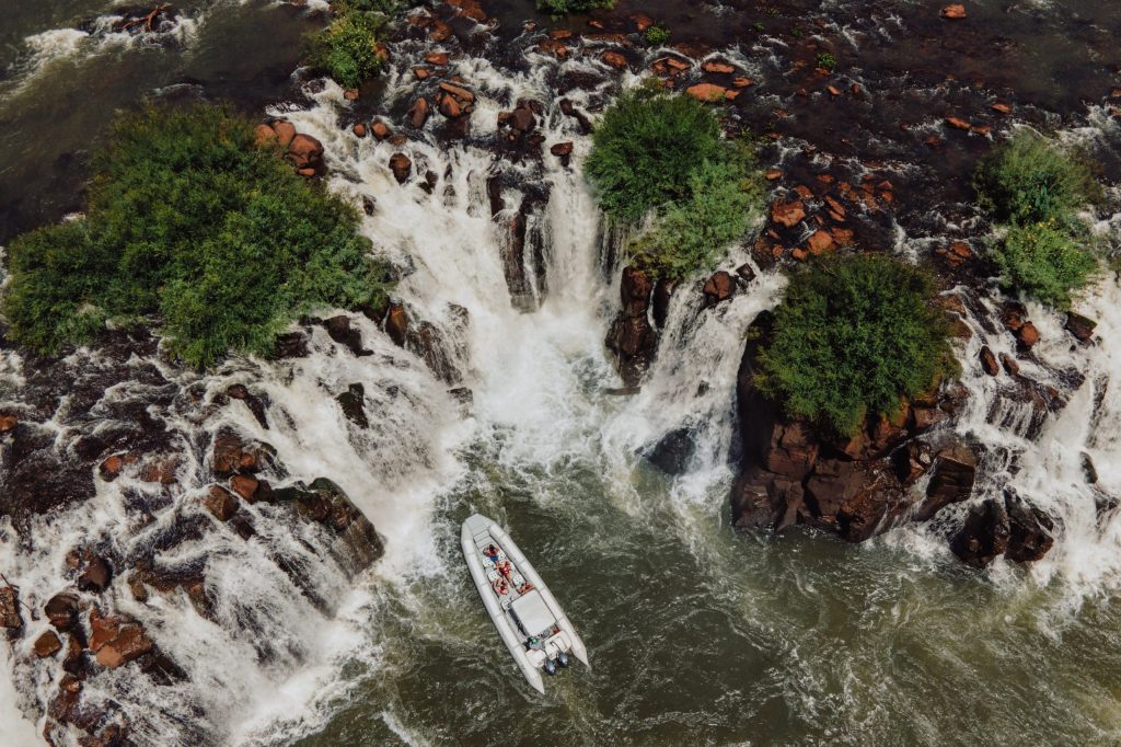 Vista aérea de las Cataratas del Iguazú, Misiones