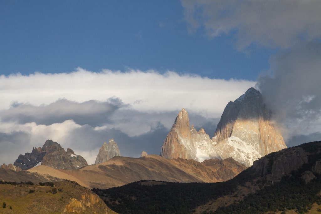 Vista del Monte Fitz Roy en El Chaltén