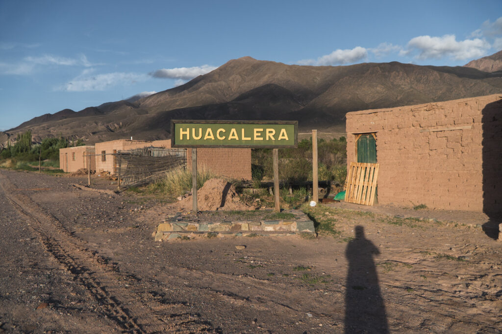 FOtografía del cartel de Huacalera